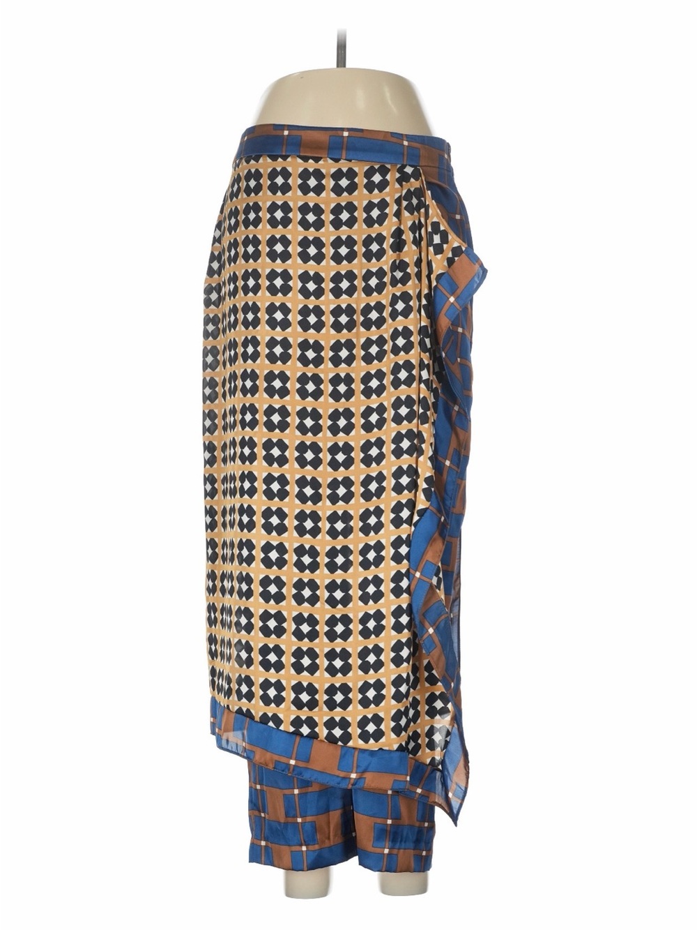 Zara Sarong Overlay Palazzo Pants